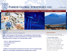 Tablet Screenshot of parkerglobal.com